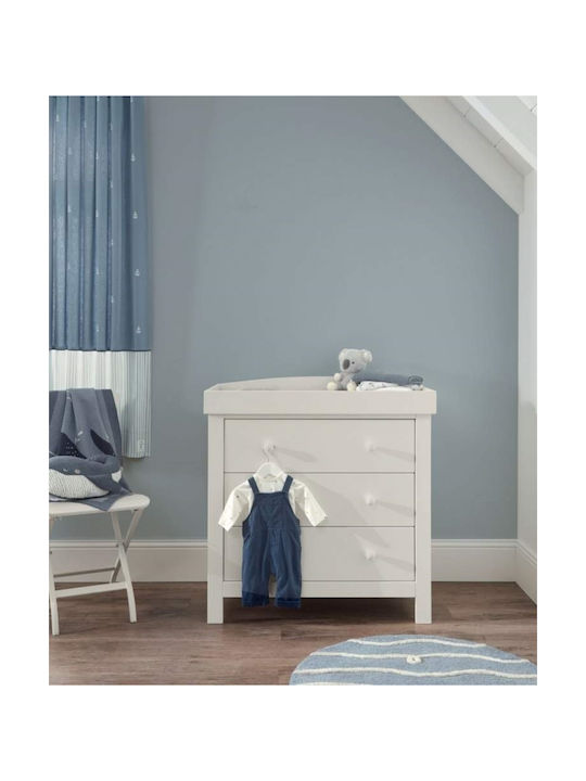 Mamas & Papas Dover Seturi de mobilier pentru copii cu Pat și Comodă Alb