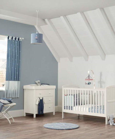 Mamas & Papas Dover Nursery Furniture Set with Bed & Nursery Drawer White