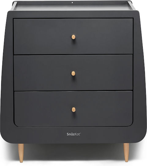 Snuz Skandi Seturi de mobilier pentru copii cu Pat și Comodă Maro / Bej