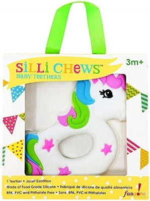 SilliChews Unicorn Teething Ring made of Silicone for 3 m+ 1pcs