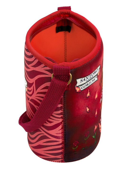 Santoro Fire In My Heart Kinder Rucksack Umhängetasche Rot 19cmx11cmx19.5cmcm