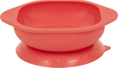 Marcus & Marcus Feeding Set Λιονταράκι made of Silicone Red 3pcs for 6+ months