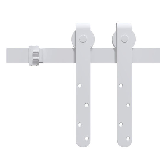 vidaXL Μηχανισμός Επαναφοράς για Πόρτες έως 122cm και 20kg Λευκός