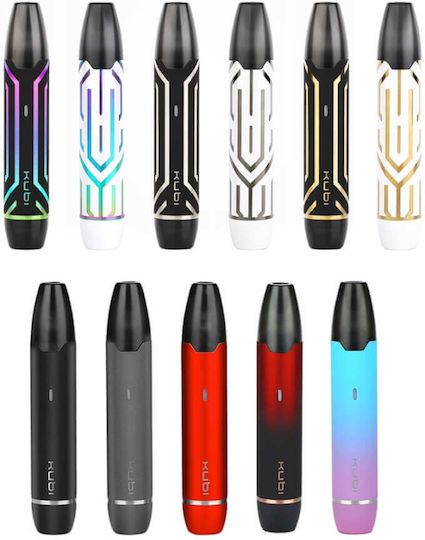 Hotcig Kubi Red-Black Pod Kit 1.7ml με Ενσωματωμένη Μπαταρία