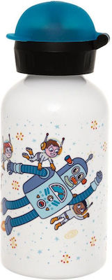 Laken Kids Aluminium Thermos Water Bottle White 350ml