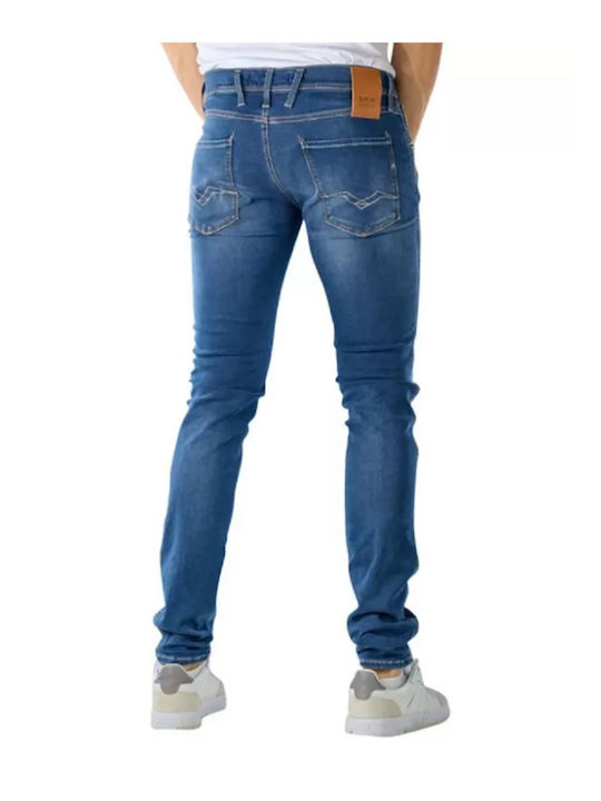 Replay Anbass Herren Jeanshose in Slim Fit Blau