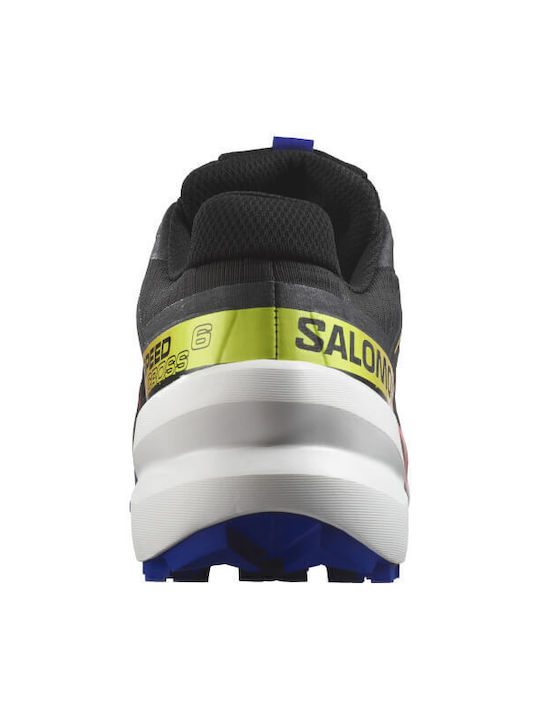 Speedcross 6 GTX Sport Shoes Trail Running Waterproof with Gore-Tex Membrane Black / Surf The Web / Safety Yellow