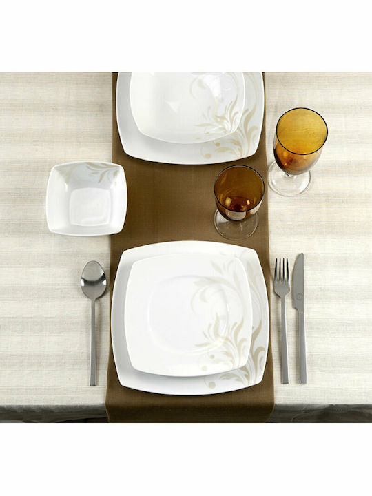 Cryspo Trio Alea Dinnerware Set White