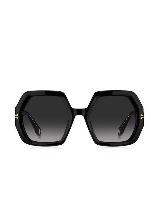 Marc Jacobs Sonnenbrillen mit Schwarz Rahmen und Schwarz Verlaufsfarbe Linse MJ1074/S 807/9O