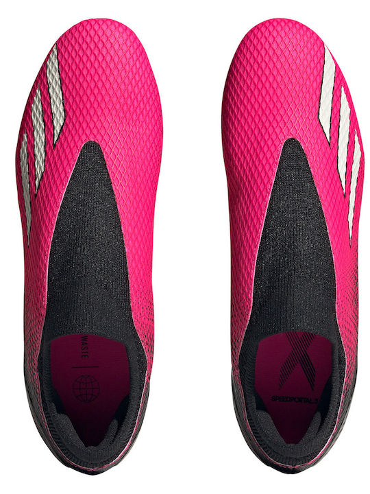 adidas X Speedportal 3 Football Shoes with Cleats Team Shock Pink 2 / Zero Metalic / Core Black
