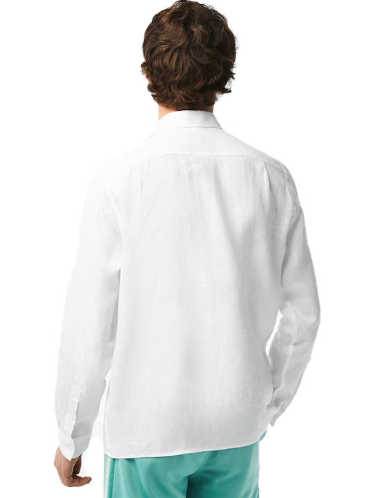 Lacoste Linen Shirt White