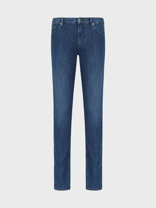Men's Jeans Pants with Slim Fit Blue