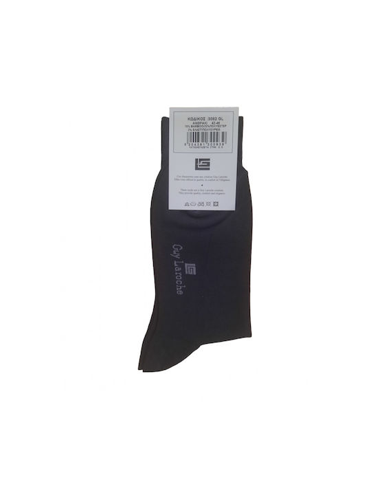 Guy Laroche Herren Einfarbige Socken Anthracite 1Pack