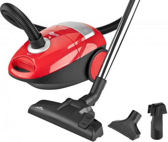 ETA Rubio Ηλεκτρική Σκούπα 850W με Κάδο 2lt Κόκκινη