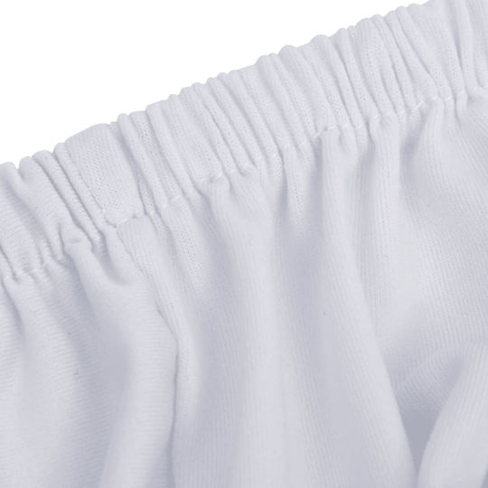 vidaXL Elastic Cover for Two Seater Sofa White 1pcs 332949