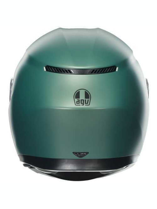 AGV K3 Matt Salvia Green Motorcycle Helmet Full Face ECE 22.06 1500gr with Pinlock