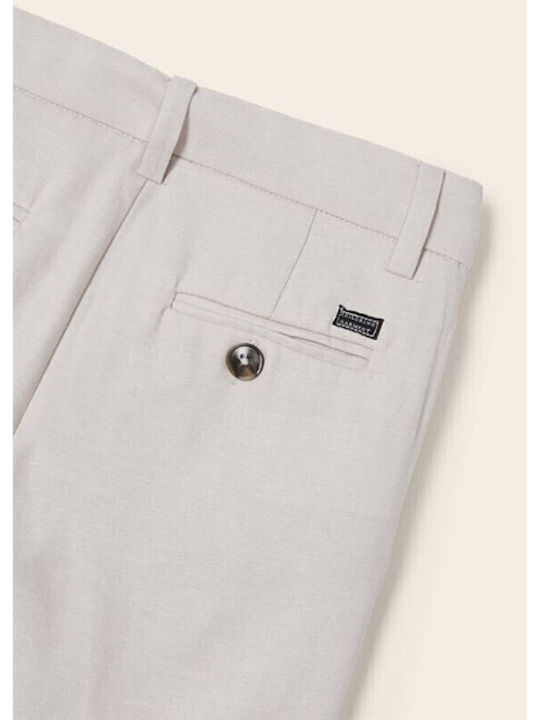 Kinder Hose Chino Stoff Beige