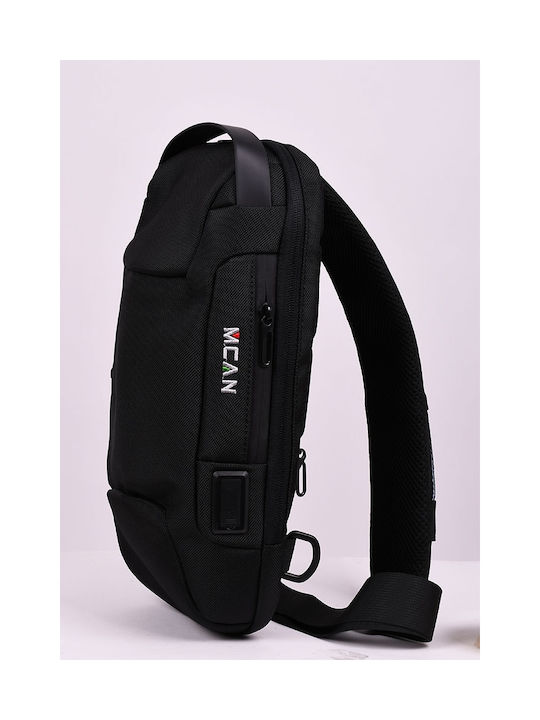 Men's Crossbody Chest Bag Black