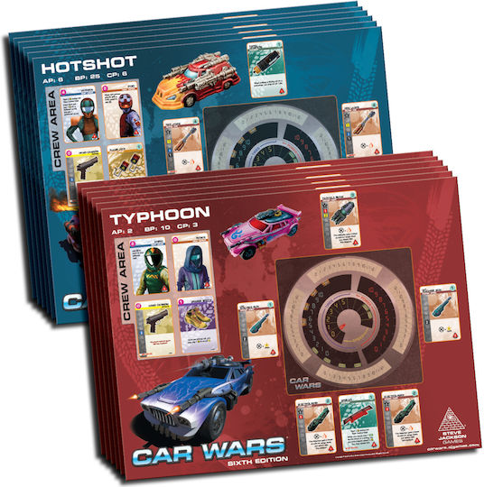 Настолна игра Car Wars за 2-4 играчи 10+ години (EN) Steve Jackson Games