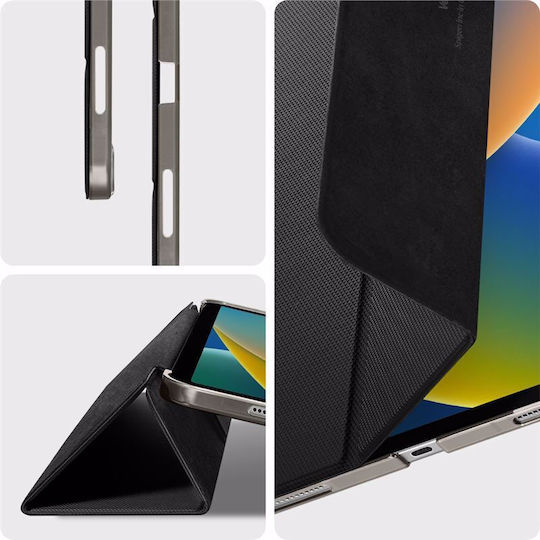 Spigen Liquid Air Folio Flip Cover Ανθεκτική Μαύρη (iPad Pro 2022 11'')