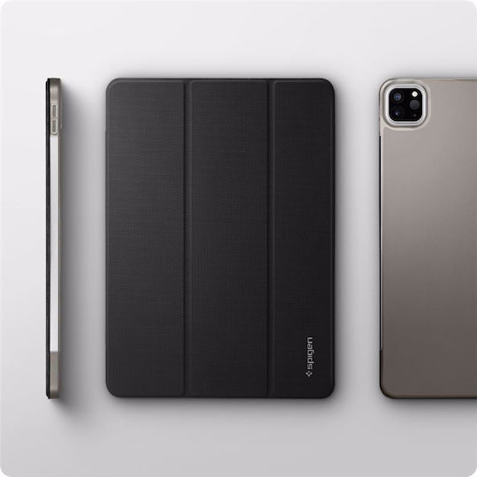 Spigen Liquid Air Folio Flip Cover Ανθεκτική Μαύρη (iPad Pro 2022 11'')