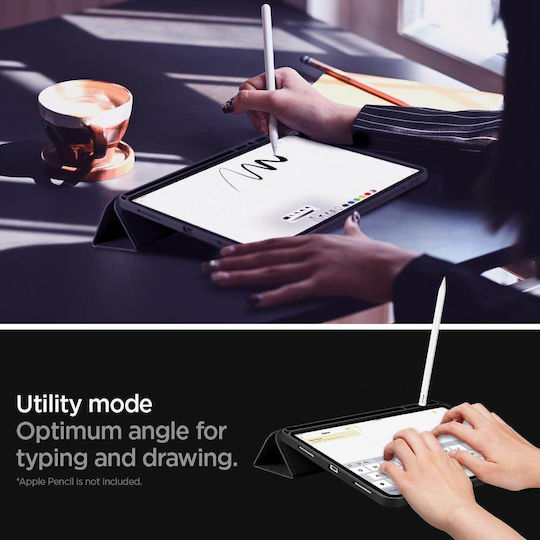 Spigen Urban Fit Folio Flip Cover Μαύρη (iPad 2022 10.9'')