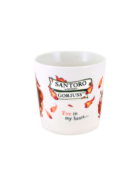 Santoro Fire In My Heart Κούπα Κεραμική Πολύχρωμη
