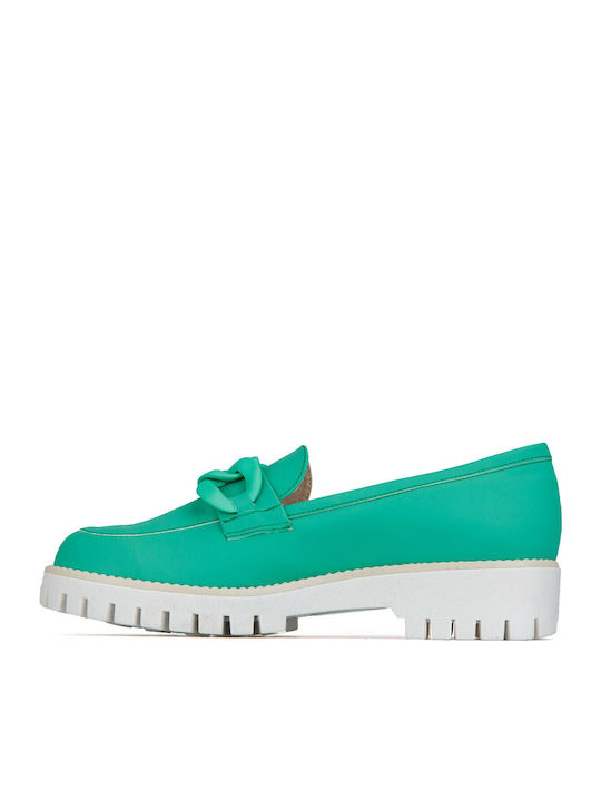 Дамски Loafers в Зелен Цвят