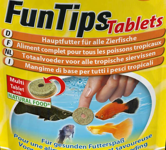 Tetra FunTips Τροφή για Ψάρια Βυθού σε Νιφάδες