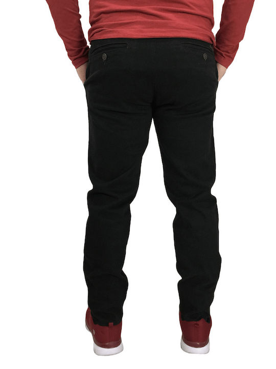 Rebase Herrenhose Chino Schwarz