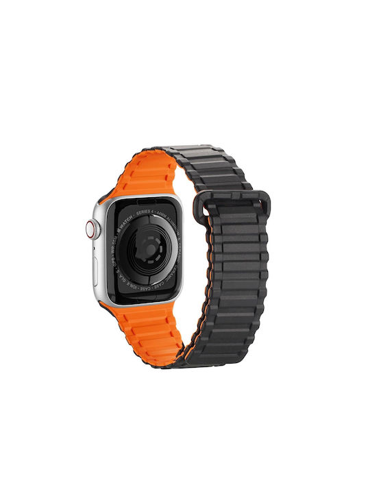 Dux Ducis Strap (Armor Version) Λουράκι Black / Orange (Apple Watch 38/40/41/42mm) Dux Ducis Strap (Armor Version) Λουράκι Black / Orange (Apple Watch 38/40/41/42mm)