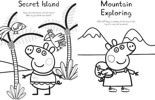 Peppa's Bumper Colouring Book, Peppa Pig