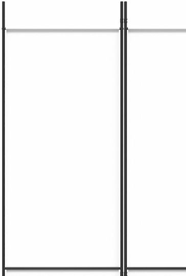 vidaXL Decorativ Paravan Tesatura cu 3 Panouri White 150x220cm