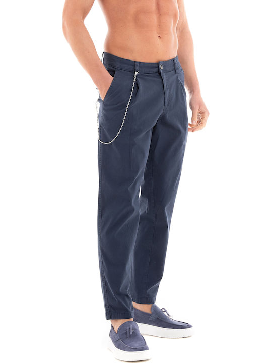 Pantaloni Chino Elastic Albastru marin