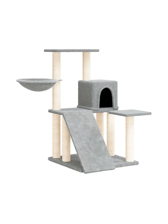 vidaXL Cat Scratching Tree Gray 47x47x82cm