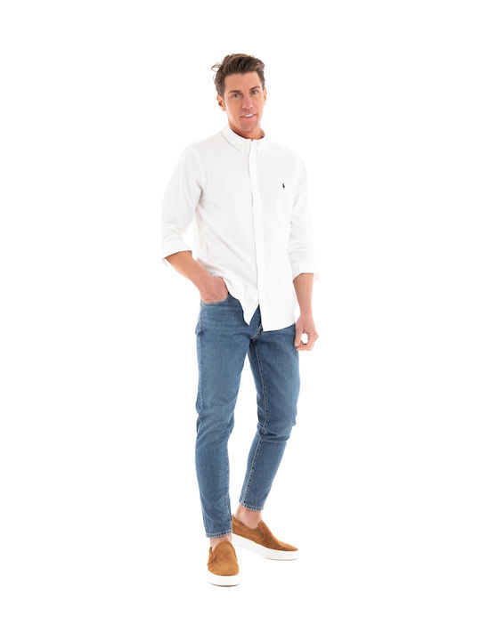 Men's Jeans Pants with Loose Fit Medium Aged Denim