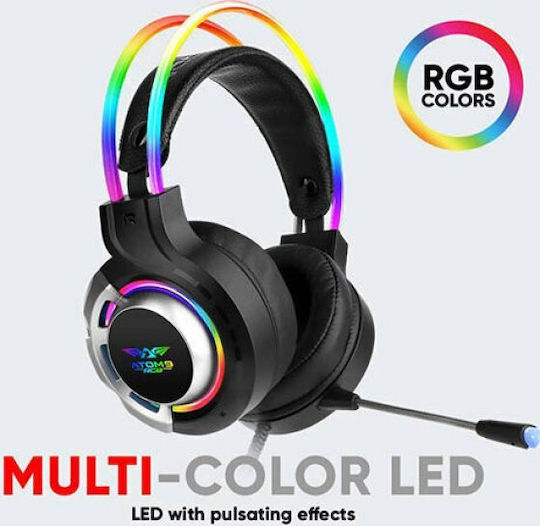 Armaggeddon Atom 9 Over Ear Gaming Headset with Connection 3.5mm / USB