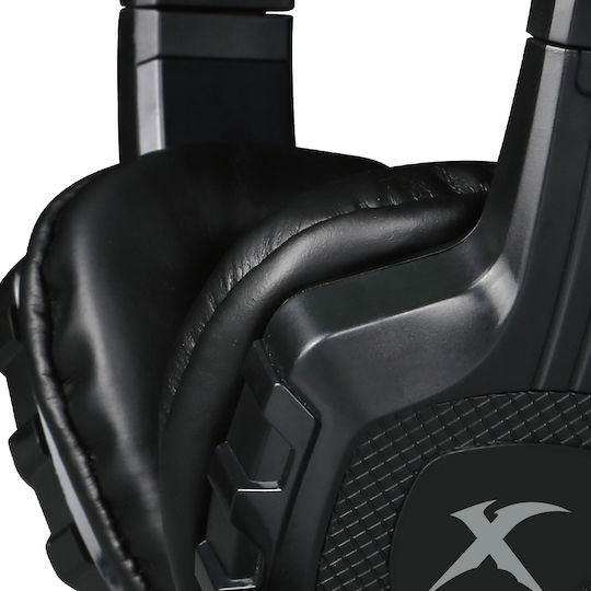 Xtrike Me HP-302 Über Ohr Gaming-Headset mit Verbindung 2x3,5mm Schwarz