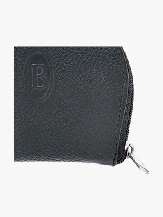 Small Leather Women's Wallet Coins Black