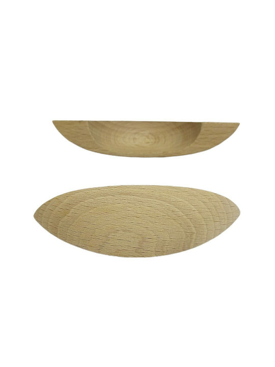ACM Handle Furniture Flush Handle made of Wooden Abafo 110mm (Center Distance 64mm) 5336-064-AVA1 1pcs