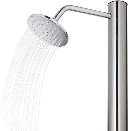 vidaXL Pool Shower with Length 62cm Silver
