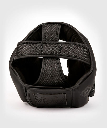 Venum Challenger Kids Full Face Boxing Headgear Synthetic Leather Black