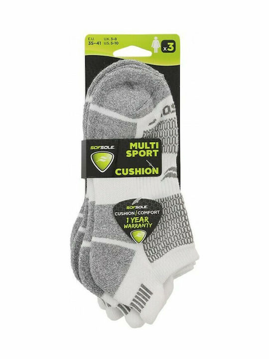 Sofsole Γυναικείες Μονόχρωμες Κάλτσες Γκρι 3 Pack Sofsole Γυναικείες Μονόχρωμες Κάλτσες Γκρι 3 Pack