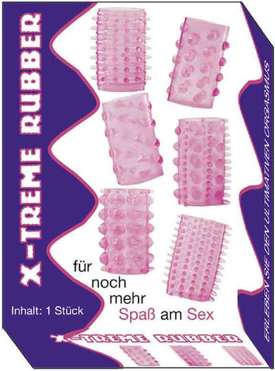 X-Treme Rubber Cock Ring Schwanz Silikon Rosa