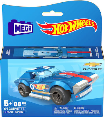 Mega Bloks Building Blocks '64 Chevrolet for 5+ Years 88pcs