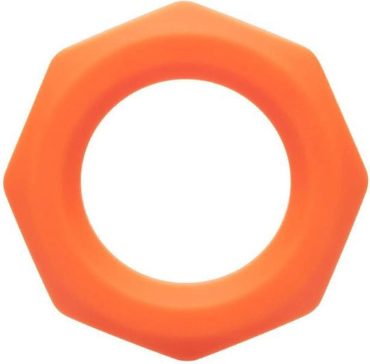 Calexotics Alpha Sexagon Пръстен Петел Силикон Orange