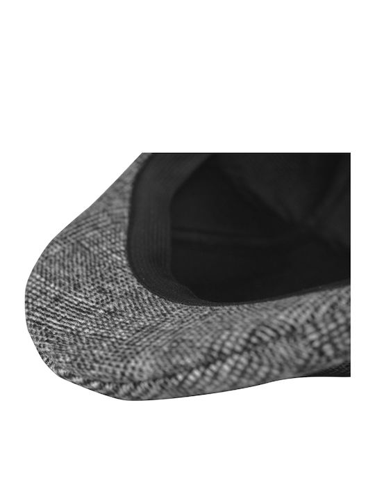 Flat Cap Gray Checked