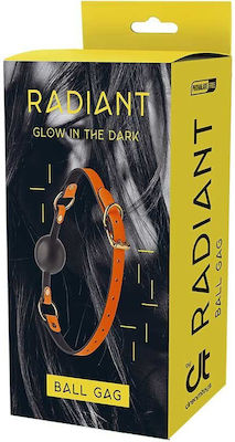 Dream Toys Radiant Glow In The Dark Ball Gag Orange