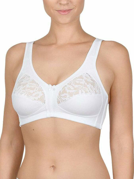 Naturana Bra without Padding without Underwire White