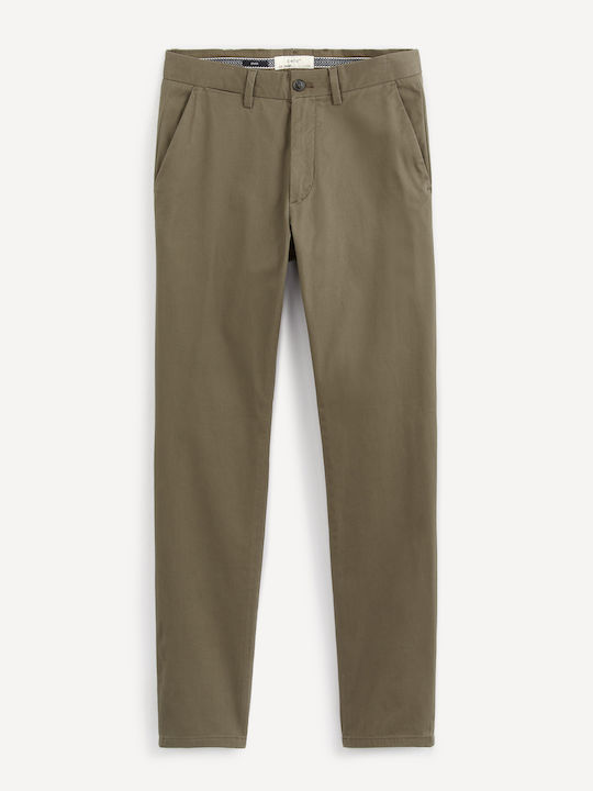 Trousers Chino in Straight Line Beige